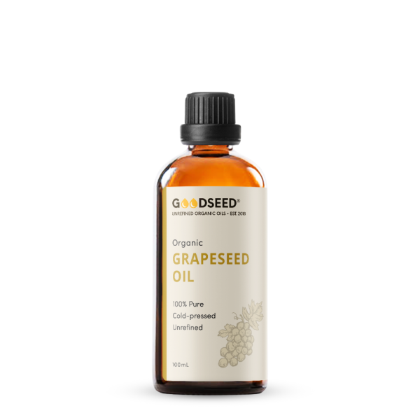 Grapeseed Oil, Certified Organic, Cold-pressed, Unrefined